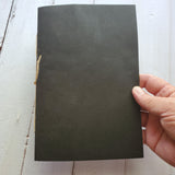 Hand Crafted 6"x9" Art Journals Available in Black or Natural (12 Pages)