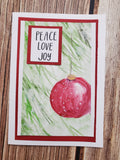 Watercolor Christmas Card Class