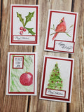 Watercolor Christmas Card Class