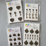 Metal Charms Bundle 36 pc