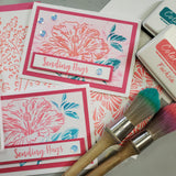 Stencil TCW915 Hibiscus 6"x6" or 12"x12"