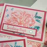 Stencil TCW915 Hibiscus 6"x6" or 12"x12"