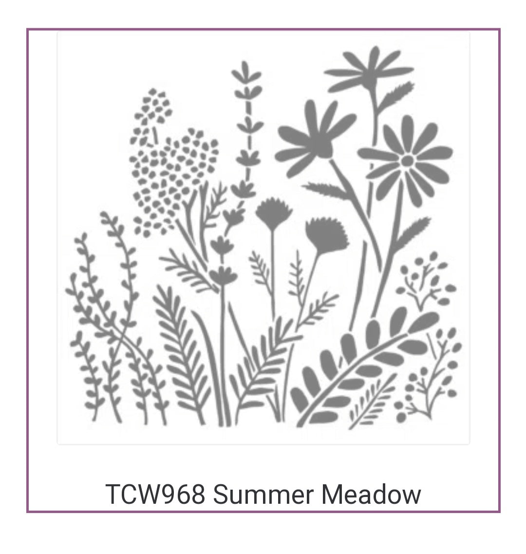 The Crafter's Workshop Butterfly Meadow Stencil