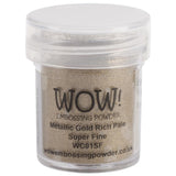WOW! Metallic Gold Rich Pale
Embossing Powder