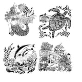 The Crafter's Workshop Stencil Bundle "Under the Sea"