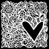 Stencil Love Frame from The Crafter's Workshop