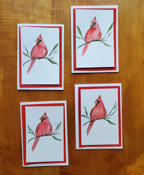 Christmas Cardinals Cards