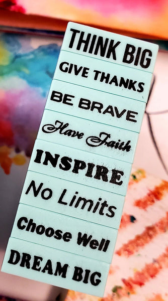 Rubber Stamps Inspirational Journal Words Set 1