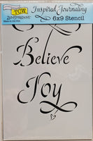 Stencil Believe by Joanne Fink for The Crafter's Workshop