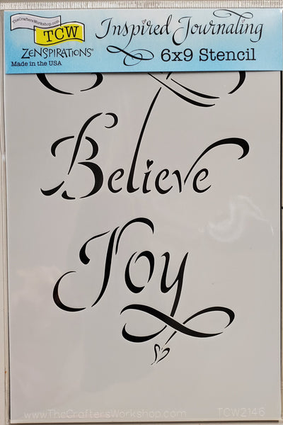 Stencil Believe by Joanne Fink for The Crafter's Workshop