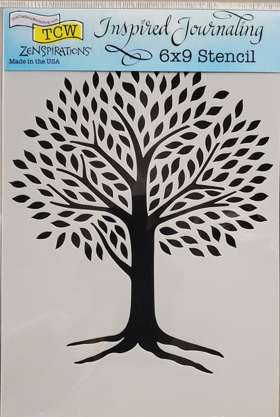 Stencil Tree of Life by Joanne Fink for The Crafter's Workshop