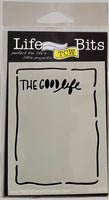 Stencil "The Good Life" from The Crafter's Workshop