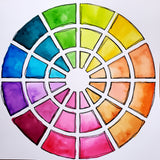 Color Wheel Stencil from The Crafter's Workshop