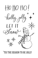Holly Jolly 4×6 Stamp Setfrom The Crafter's Workshop