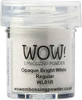 Embossing Powder WOW! Opaque Bright White