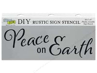 Peace on Earth Stencil