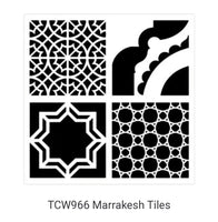 Marrakesh TilesStencil from The Crafter's Workshop