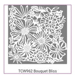 Bouquet Bliss Stencil from The Crafter's Workshop