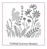 Summer Meadow Stencil from The Crafter's Workshop
