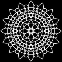 The Crafter's Workshop "Sunflower Mandala" Stencil