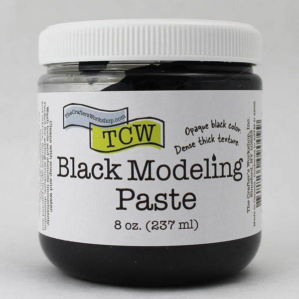  Crafters Workshop TCW9009 Modeling Paste 8oz-Black, 7.11 x 7.36  x 7.87 cm : Everything Else