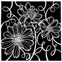 Tangled Flora Stencil from The Crafter's Workshop