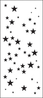 Slimline Stencil Star Sparkle