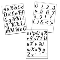 Alphabet 3-pack Calligraphy Font