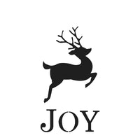 The Crafter's Workshop Stencil JOY Reindeer