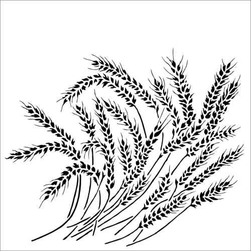 The Crafters Workshop Stencil  Wheat Stalks