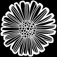 Felicia Daisy Stencil from The Crafter's Workshop