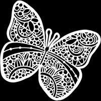 Sunny Butterfly Stencil from The Crafter's Workshop